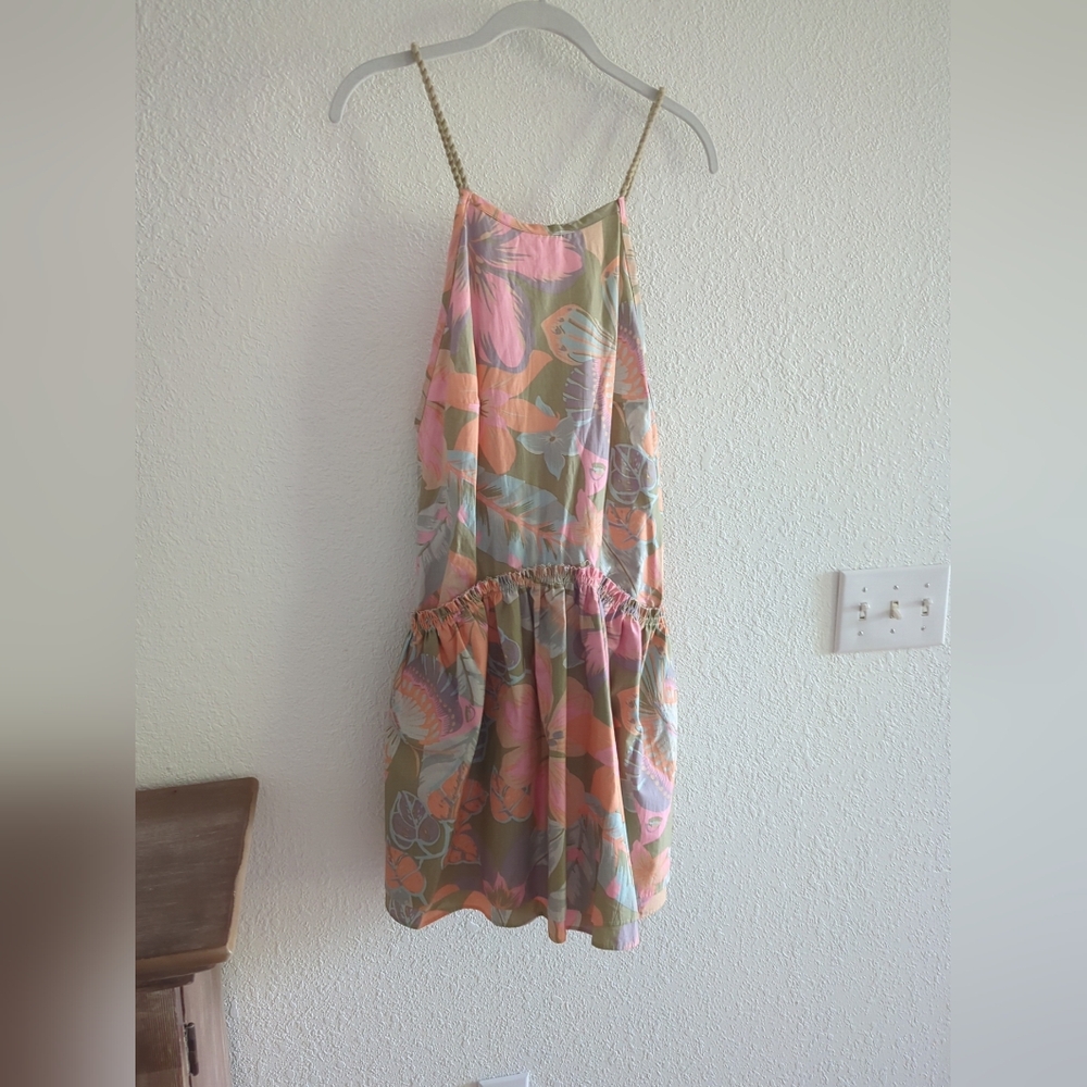 Free People Deserted Island Mini Dress Rainforest Combo Xsmall,smal Summer Beach - Picture 4 of 14